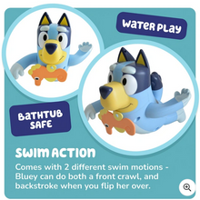 Load image into Gallery viewer, TOMY Toomies Swimming Bluey Bath Toy