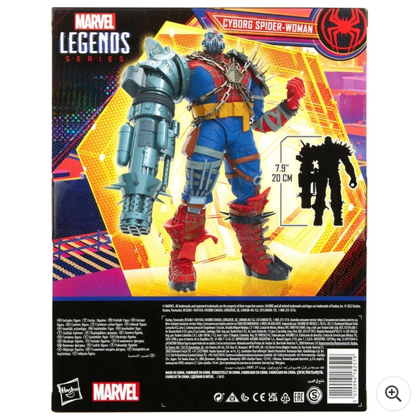 Marvel Legends Series Spider-Man: Across the Spider-Verse Cyborg Spider-Woman Action Figure