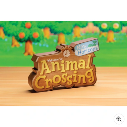 Animal Crossing: New Horizons Logo Light - Official Nintendo Paladone LED Lamp