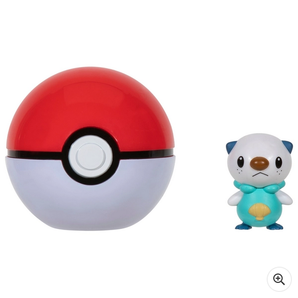 Pokemon Clip 'N' Go Oshawott & Poké Ball