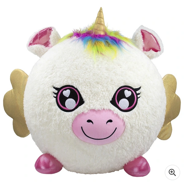 Biggies Inflatable Plush Unicorn Soft Toy