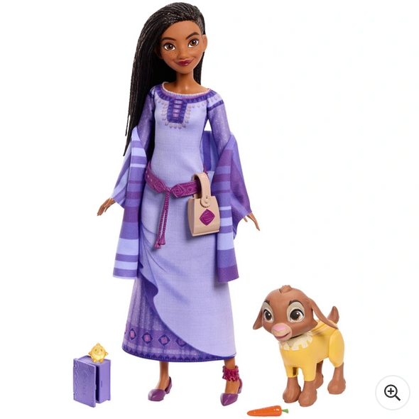 Disney Wish Asha of Rosas Fashion Doll Adventure Pack