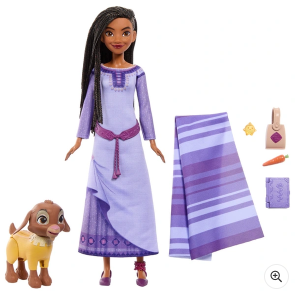 Disney Wish Asha of Rosas Fashion Doll Adventure Pack