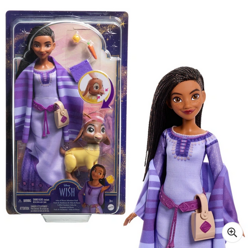 Disney Wish Asha of Rosas Fashion Doll Adventure Pack