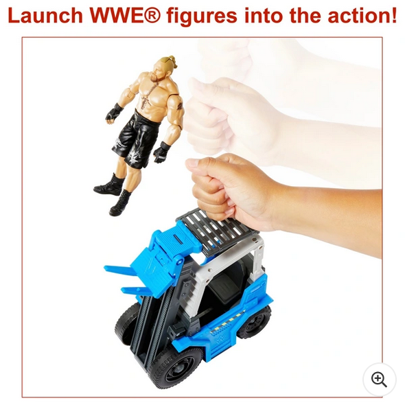 WWE Wrekkin Slam 'N Stack Forklift with Brock Lesnar Figure