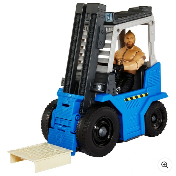 WWE Wrekkin Slam 'N Stack Forklift with Brock Lesnar Figure