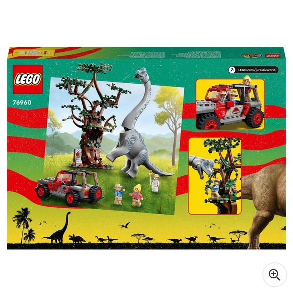 Jurassic Park LEGO 76960 Brachiosaurus Discovery Dinosaur Jurassic World Set