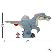 Load image into Gallery viewer, Fisher Price Imaginext Jurassic World Ultra Snap Spinosaurus Dinosaur with Lights &amp; Sounds