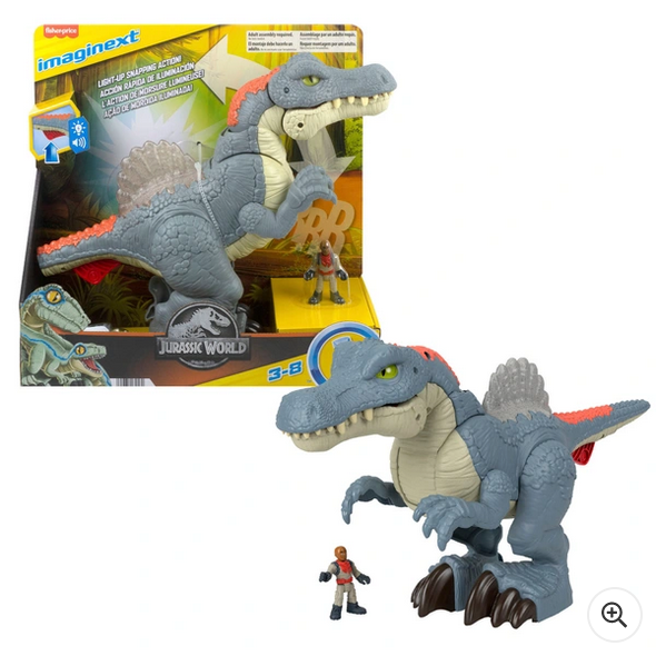 Fisher Price Imaginext Jurassic World Ultra Snap Spinosaurus