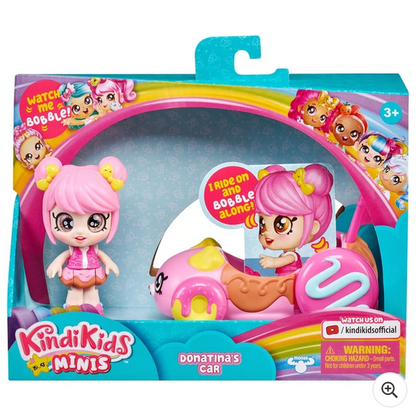 Kindi Kids Minis Donatina's Car And Doll