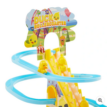 Load image into Gallery viewer, Toymania Duck Rollercoaster Interactive Toy with Lights and Sounds