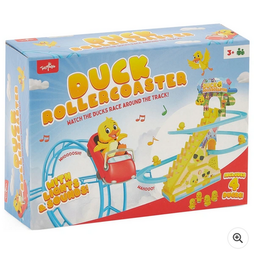 Toymania Duck Rollercoaster Interactive Toy with Lights and Sounds
