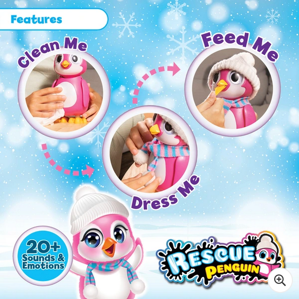 Rescue Penguin Interactive Pet - Pink