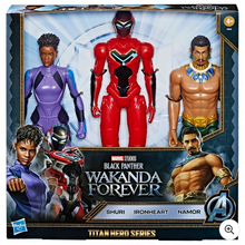 Load image into Gallery viewer, Black Panther Wakanda Forever Titan Hero Series 3 Figure Pack