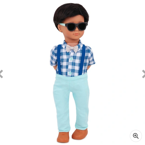 Our Generation Plaid & Preppy Boys Doll Outfit