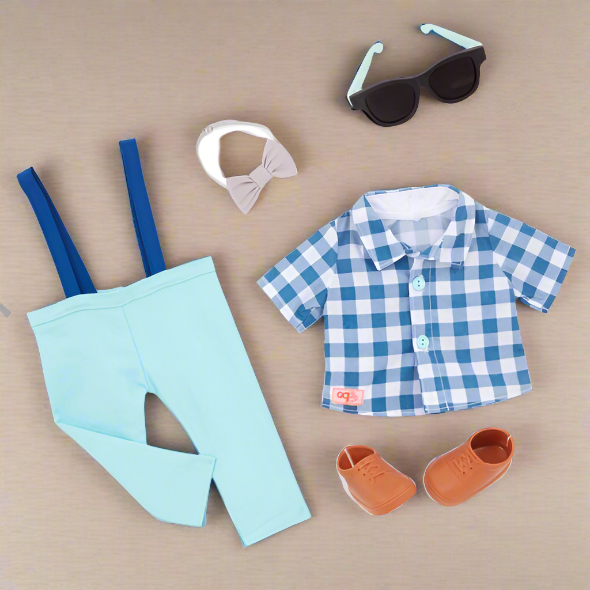 Our Generation Plaid & Preppy Boys Doll Outfit