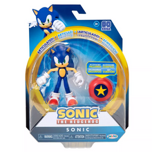 Load image into Gallery viewer, S0nic the Hedgehog 4&quot; Modern S0nic with Star Spring Wave 1