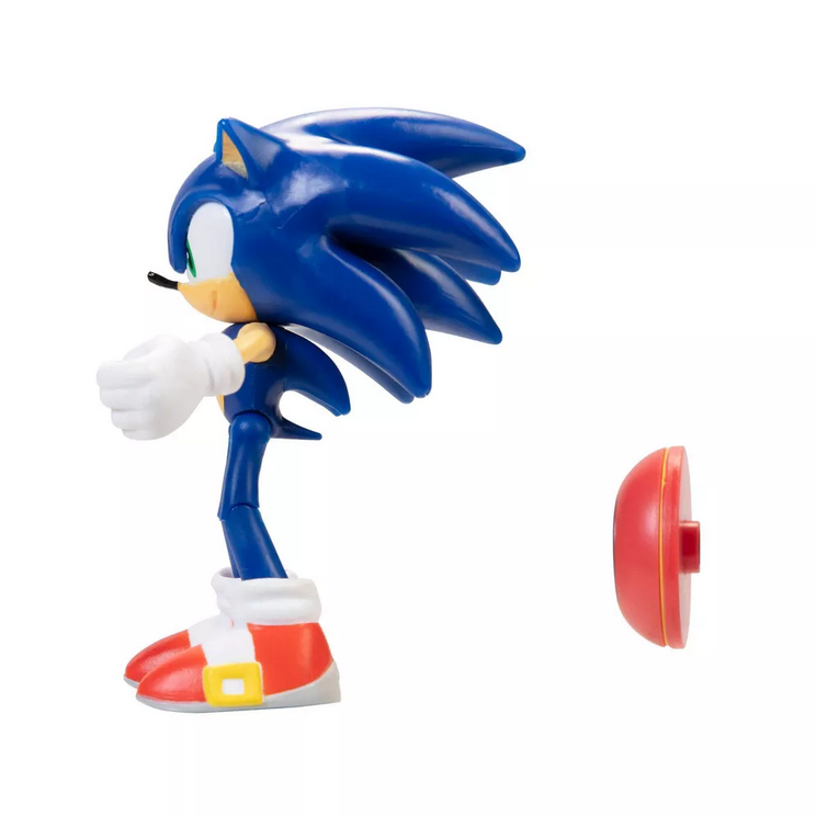 Sonic the Hedgehog 4" Modern Sonic with Star Spring Wave 1