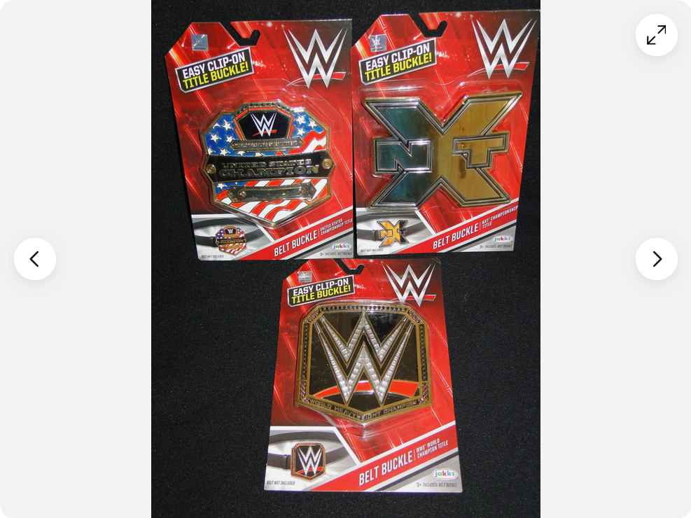 WWE Champion Belt Buckle 3 Different Styles