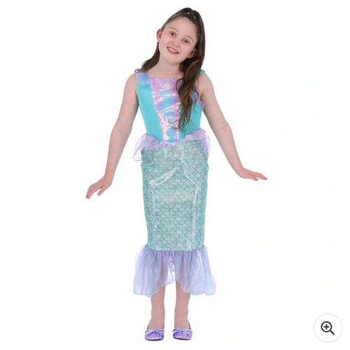 Mermaid Dress Up Kids Girls Costume