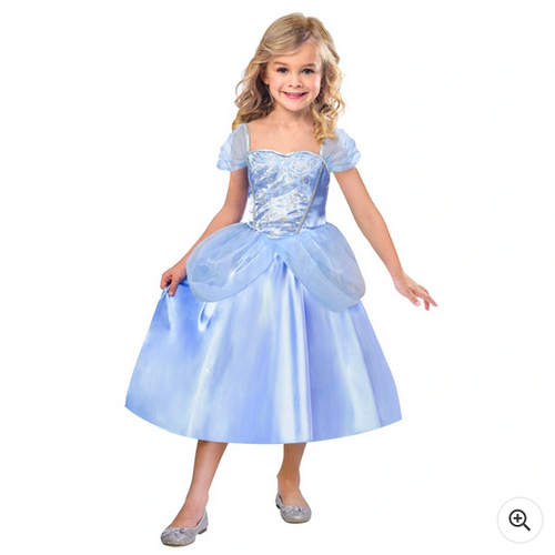 Princess Dress Up Blue Girls Costume 3 To 5 Years Or 6 To 8 Years