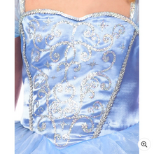 Load image into Gallery viewer, Princess Dress Up Blue Girls Costume 3 To 5 Years Or 6 To 8 Years