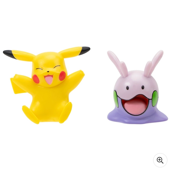 Pokémon Goomy and Pikachu 5cm Battle Figures 2 Pack