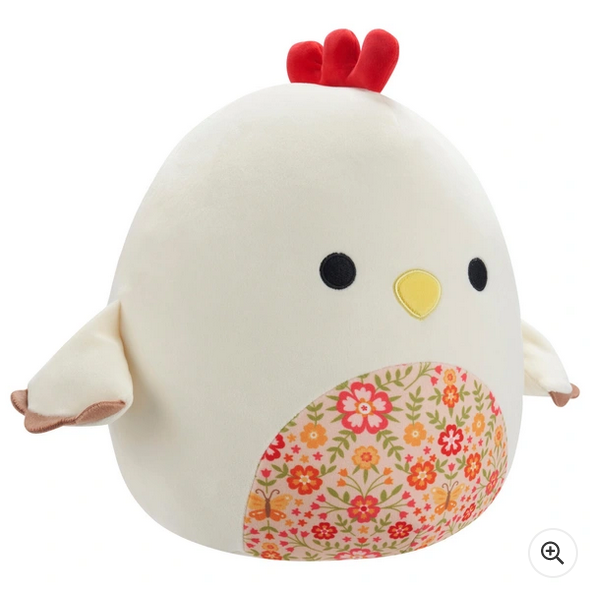 30cm Todd the Floral Rooster Soft Toy