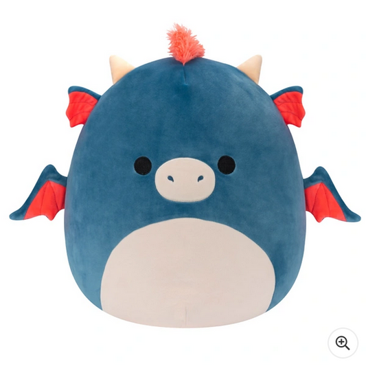 Squishmallows 50cm Carin the Blue and Orange Dragon