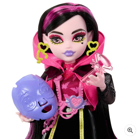 Monster High Skulltimate Secrets Neon Frights Draculaura Doll Fashion Set