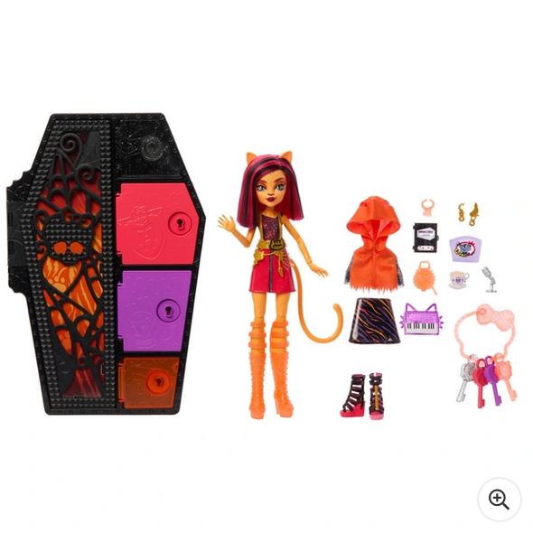 Monster High Skulltimate Secrets Neon Frights Toralei Doll Fashion Set