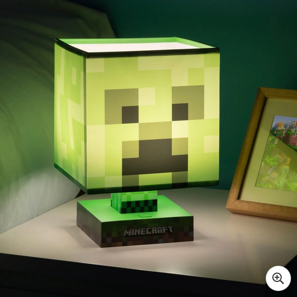 Minecraft Creeper Icon Lamp