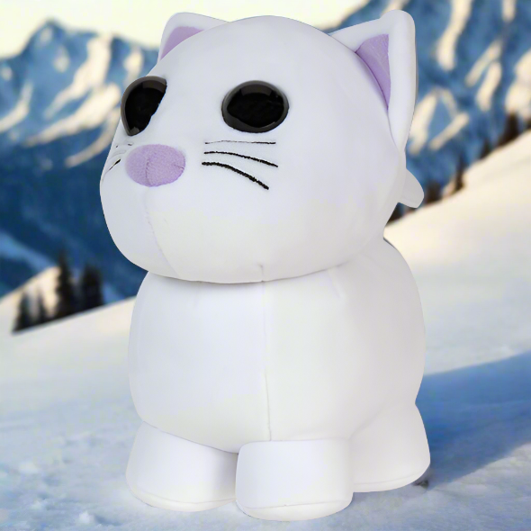 Adopt Me! Collector Plush Snow Cat Series 2 Fun Collectible Soft Toy