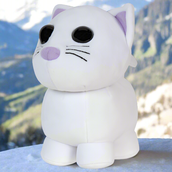 Adopt Me! Collector Plush Snow Cat Series 2 Fun Collectible Soft Toy