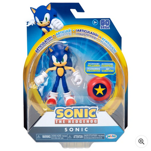 S0nic The Hedgehog 10cm Modern S0nic with Star Spring