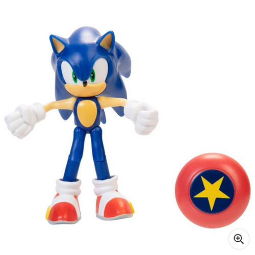 S0nic The Hedgehog 10cm Modern S0nic with Star Spring