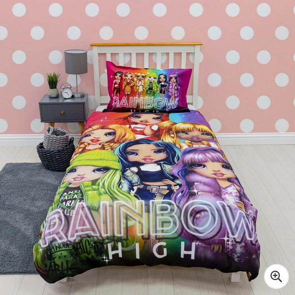 Rainbow High Single Reversible Duvet Set