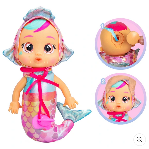 Cry Babies Doll Tiny Cuddles Mermaid Melody