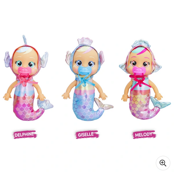 Cry Babies Doll Tiny Cuddles Mermaid Melody