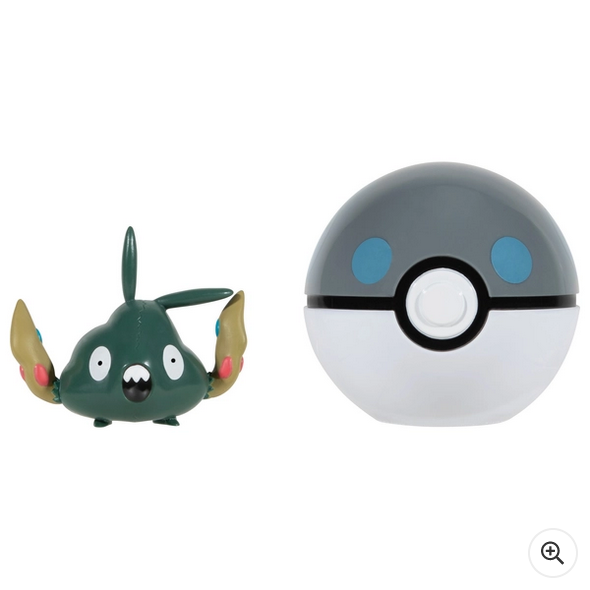 Pokémon Clip'n'Go Pokéball Trubbish & Heavy Ball Figure