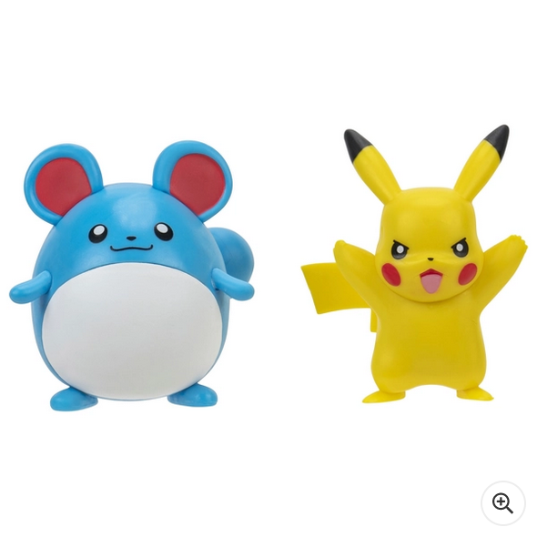 Pokémon Battle Figure Pack – Marill and Pikachu