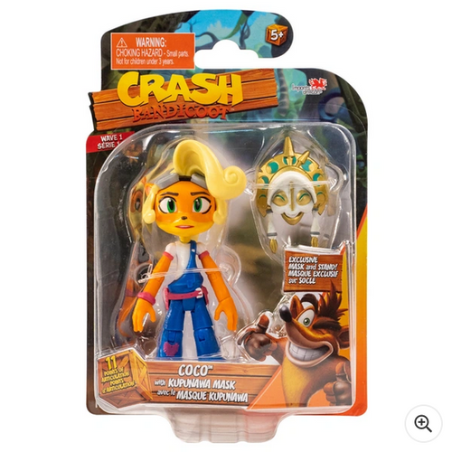Crash Bandicoot: 11cm Coco with Kupunawa Mask
