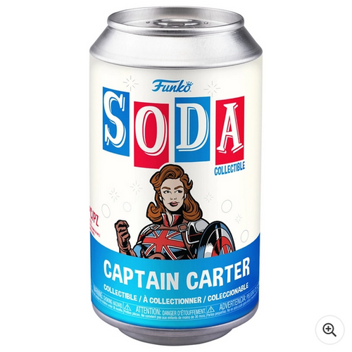 Funko POP! Vinyl Soda: Captain Carter with Possible Chase