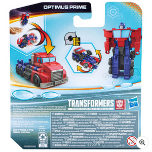Transformers EarthSpark 1-Step Flip Changer Optimus Prime Action Figure