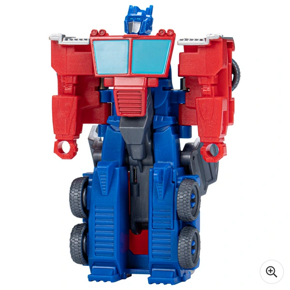 Transformers EarthSpark 1-Step Flip Changer Optimus Prime Action Figure