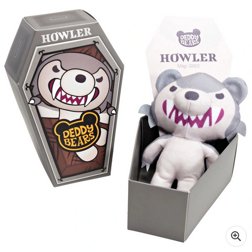 Deddy Bear 13cm Coffin - Howler Soft Plush