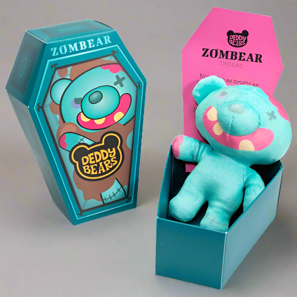 Deddy Bear 13cm Coffin Zombear Plush