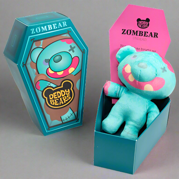 Deddy Bear 13cm Coffin Zombear Plush