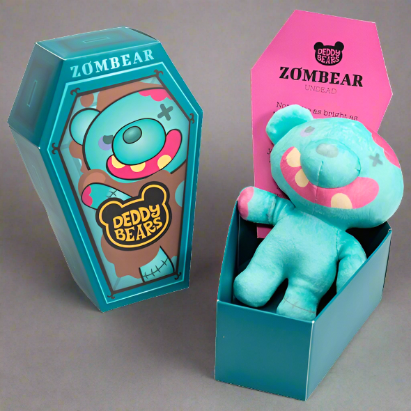 Deddy Bear 13cm Coffin Zombear Plush