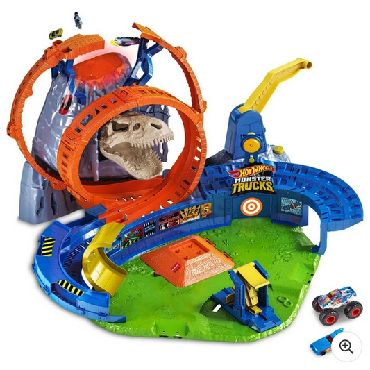 Hot Wheels Monster Trucks Volcano Arena Set